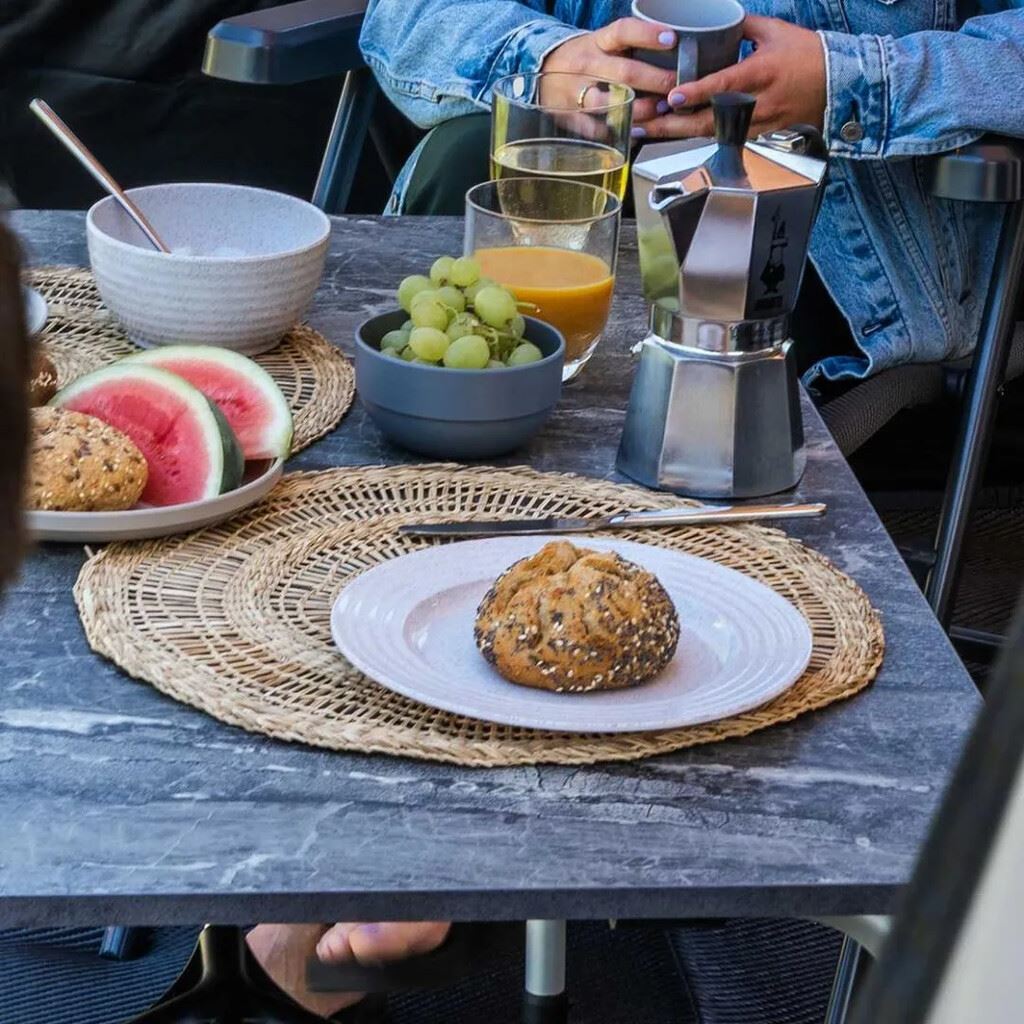 Travellife Sorrento Table Honeycomb Dark Grey 100 2129210