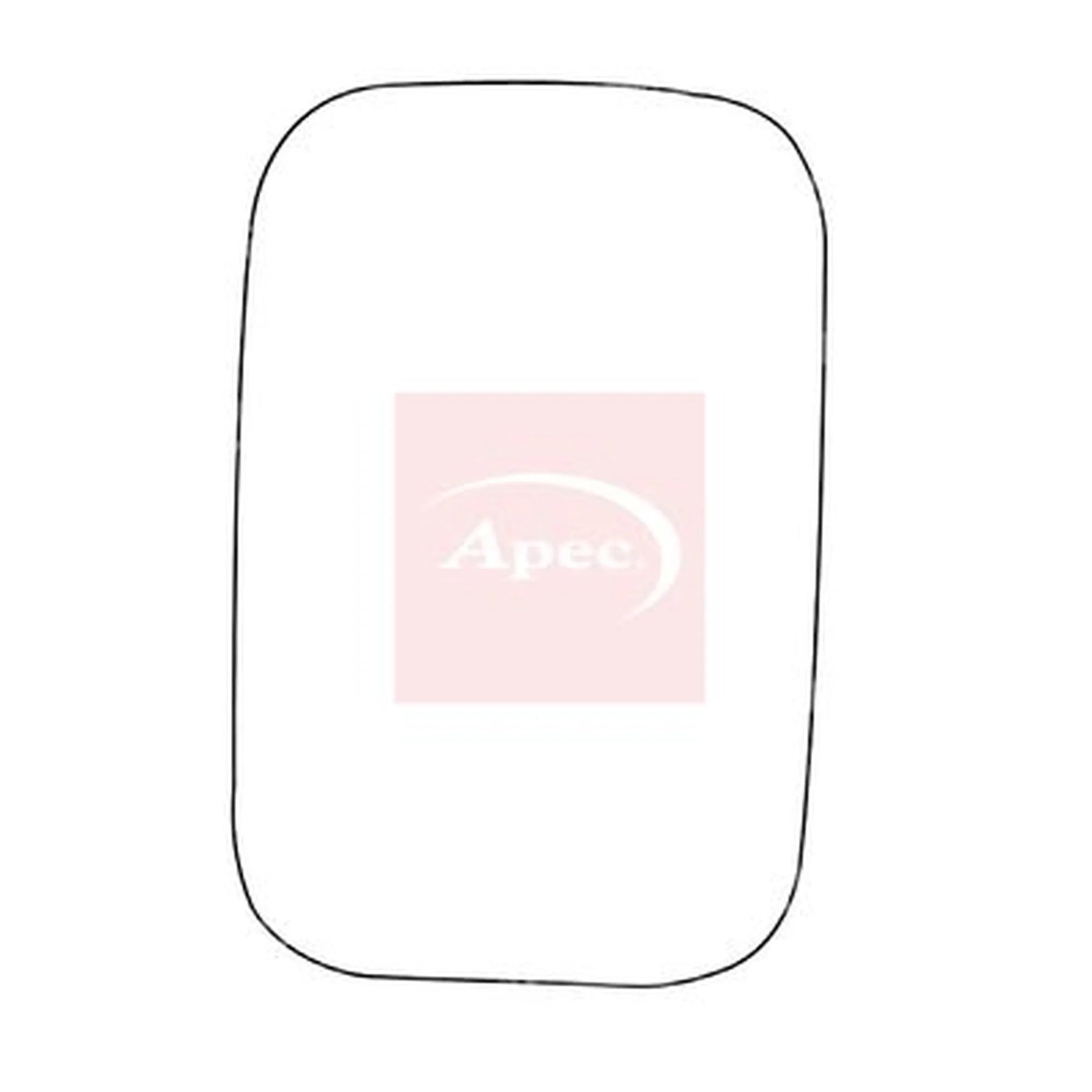 Apec Exterior Wing Mirror Glass both sides AMS2658
