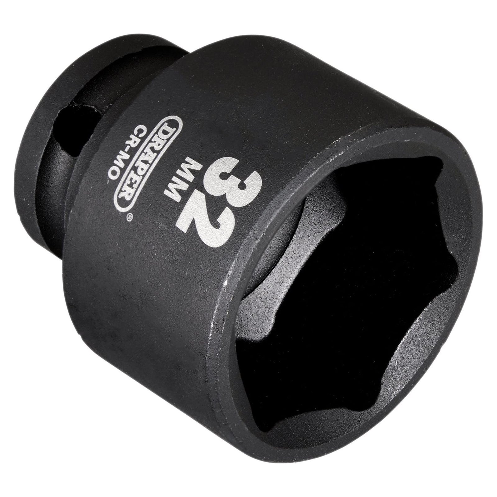 Draper Hi-TORQ Impact Socket, 1/2" Sq. Dr., 32mm