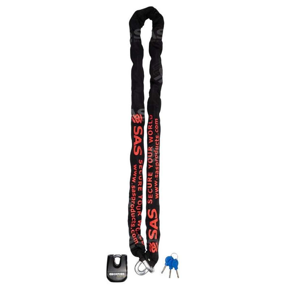 SAS SAS Heavy Duty 2000x14mm Square Shackle Chain & Monster Padlock