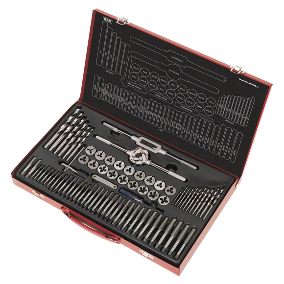 Sealey Tap & Die Set 76pc Split Dies Metric AK3076