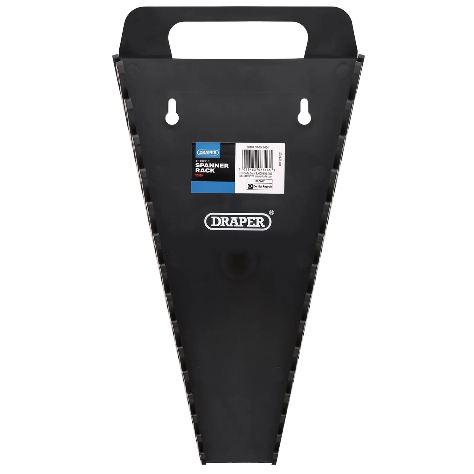 Draper Spanner Rack, 15 Capacity Tool Holder