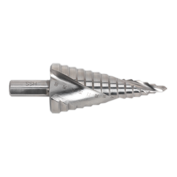 Hss 4341 Step Drill Bit 4-30mm Spiral Flute