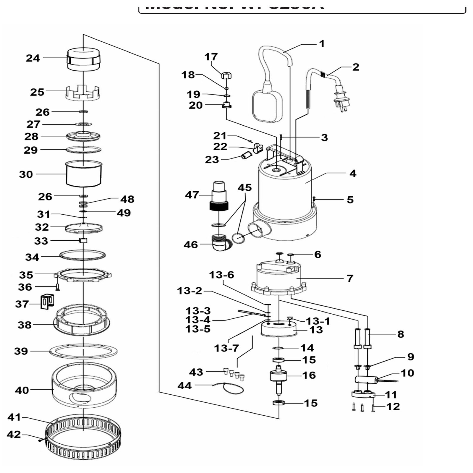 Sealey Sealing ring WP05104006