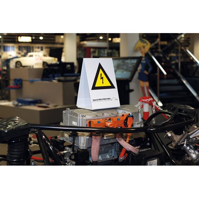 Laser High Voltage Sign (Double Sided) 7574