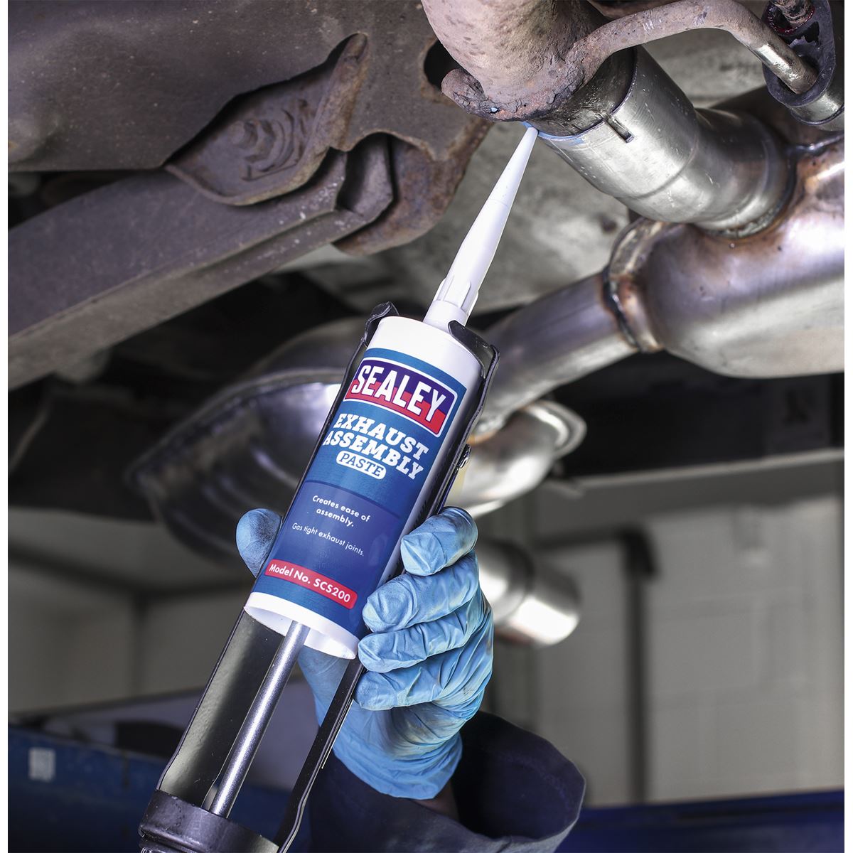 Sealey 150ml Exhaust Assembly Paste Garage Equipment Automotive Workshop
