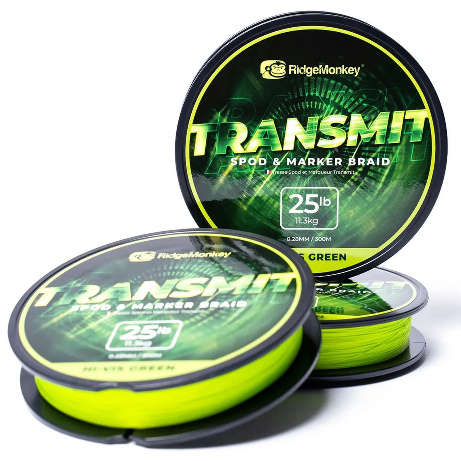 RidgeMonkey Transmit Spod and Marker Braid 25lb 300m - RMT190