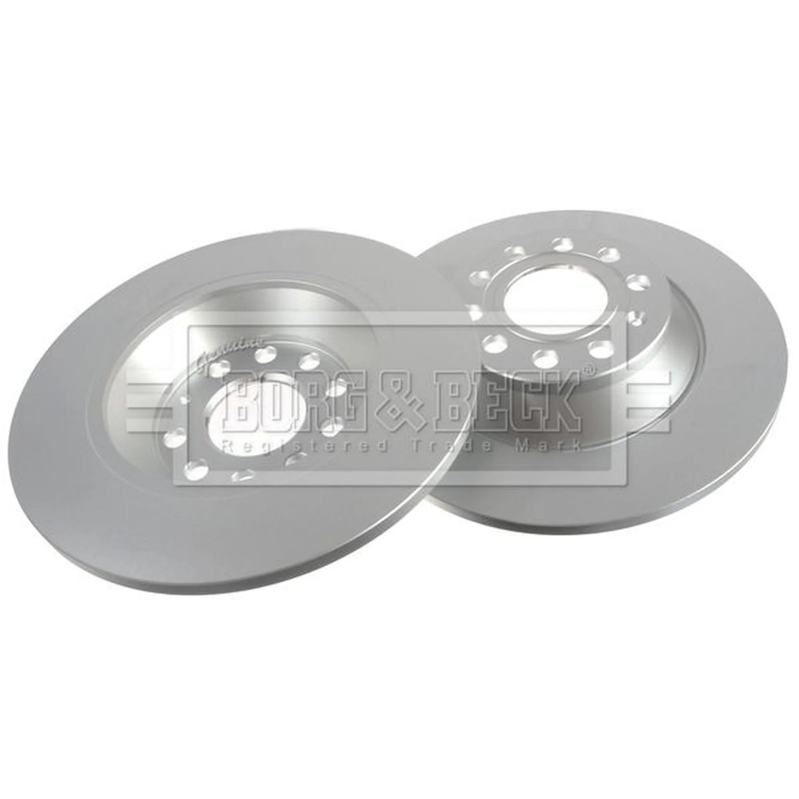Borg & Beck 2 x Solid Rear Brake Discs BBD4507