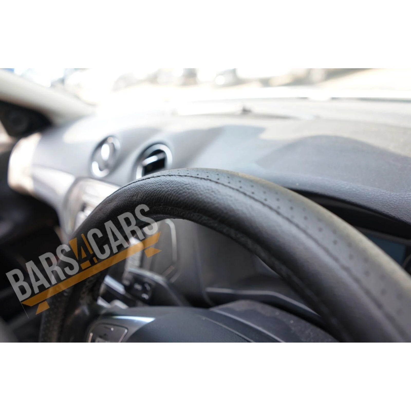 JRP Unbranded Leather Steering Wheel Cover Universal Fit