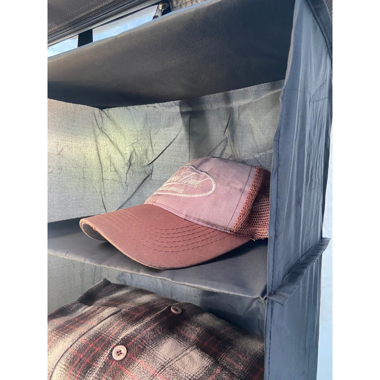 Olpro Camping Organiser with Shelves and Storage Bag