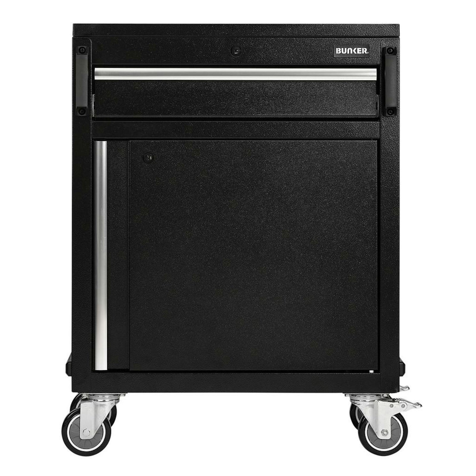 BUNKER Modular Power Tool Mobile Cabinet, 1 Drawer, 1 Door, 646mm - MS400-PTT
