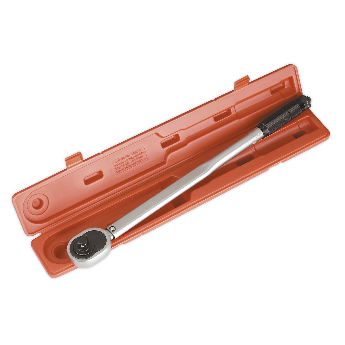 Sealey Torque Wrench Micrometer Style 1/2"Sq Drive 40-210Nm(30-155lb.ft) Calibra