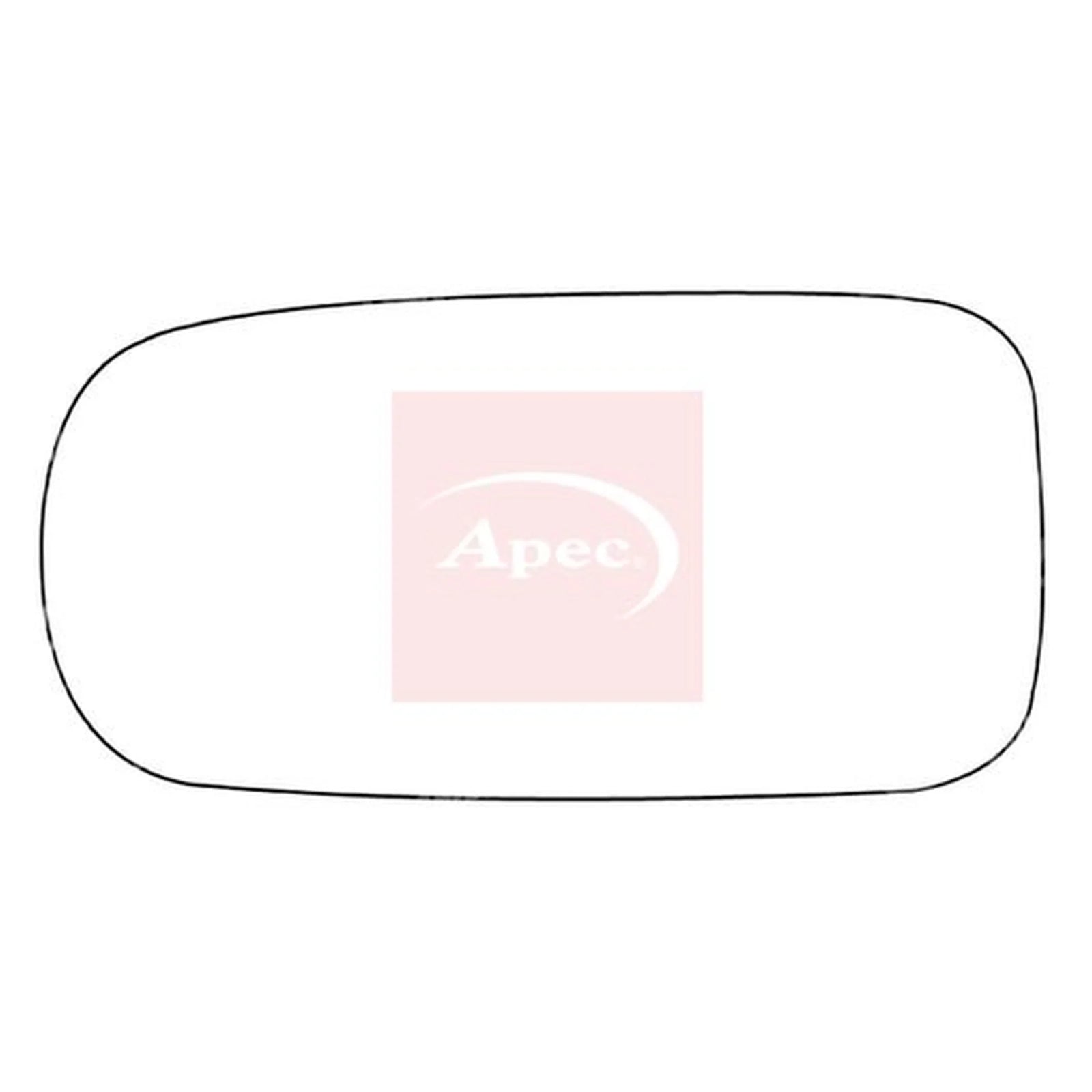 Apec Exterior Wing Mirror Glass Left AMS2716