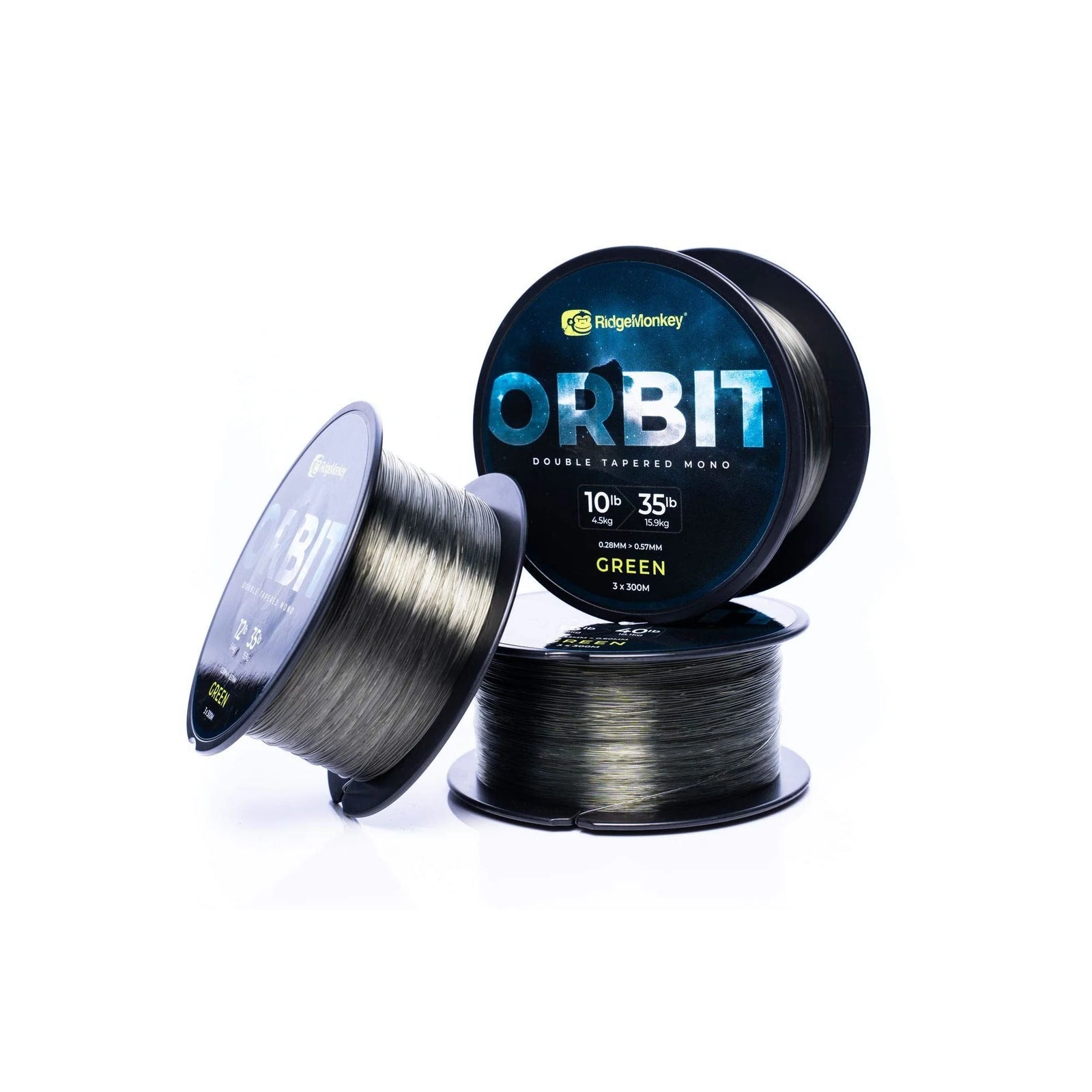 RidgeMonkey Orbit Double Tapered Mono 15/40lb Green - RMT278