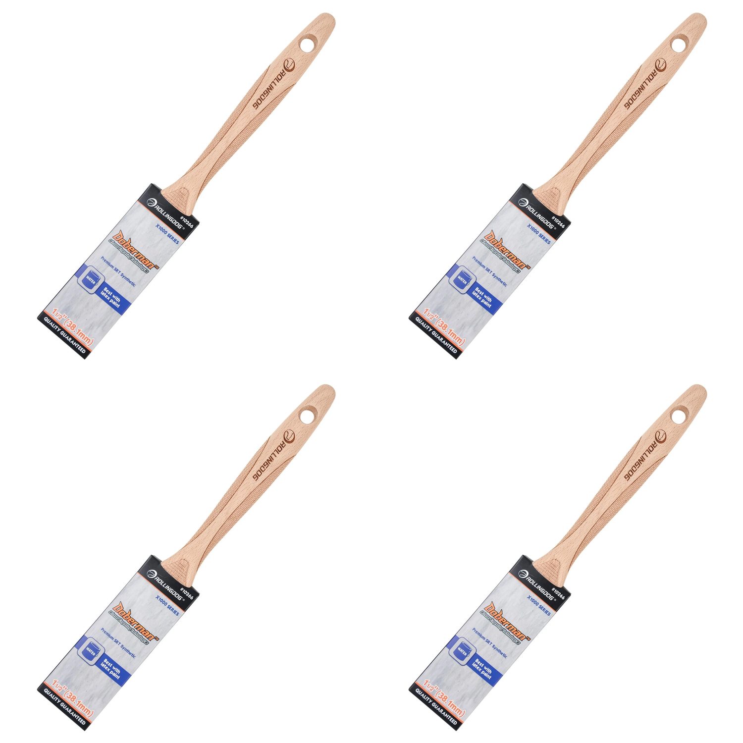 ROLLINGDOG DOBERMAN™ X1000 Series Flat Paint brush 1-3"