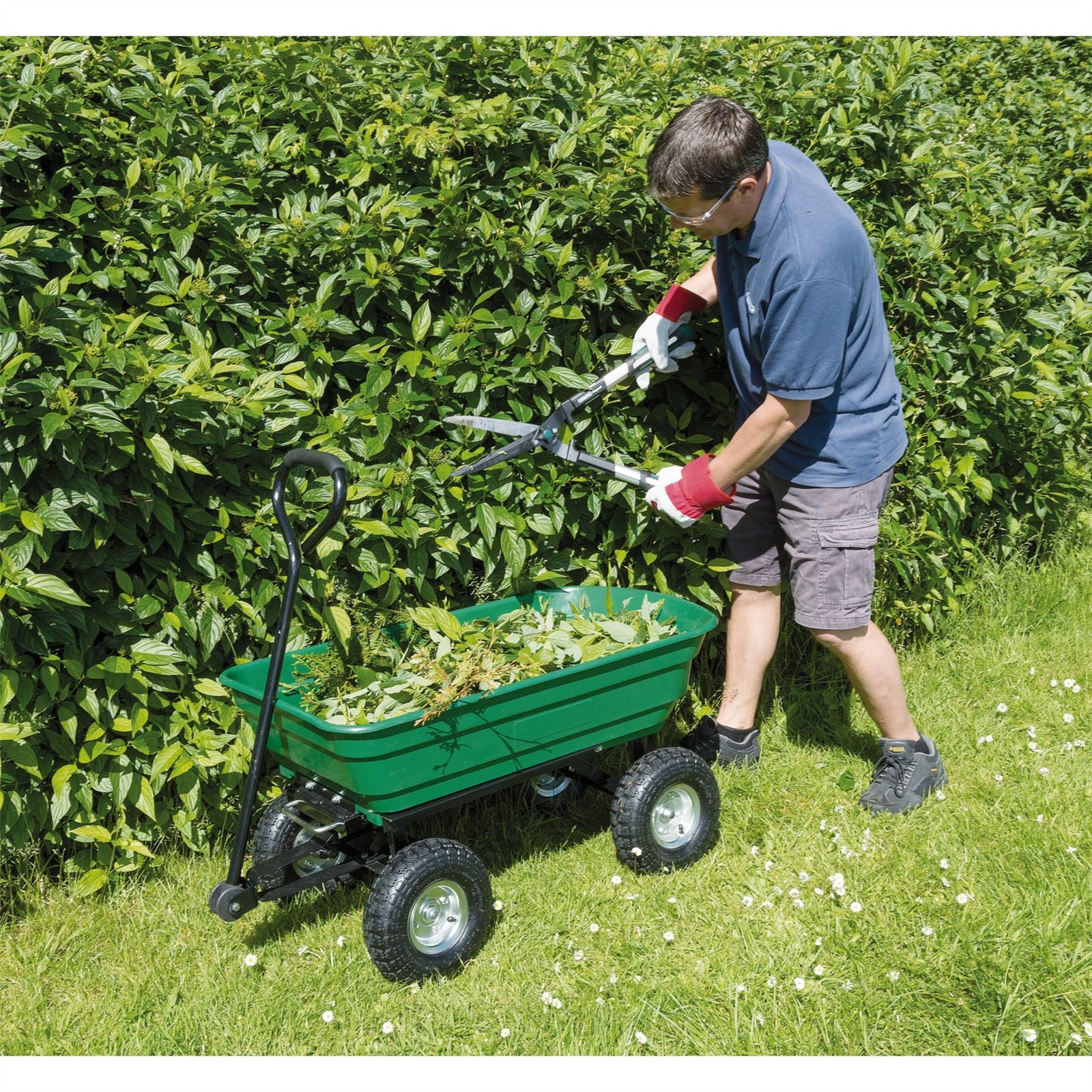 Draper Mobile Tipper Cart, 75L 58553