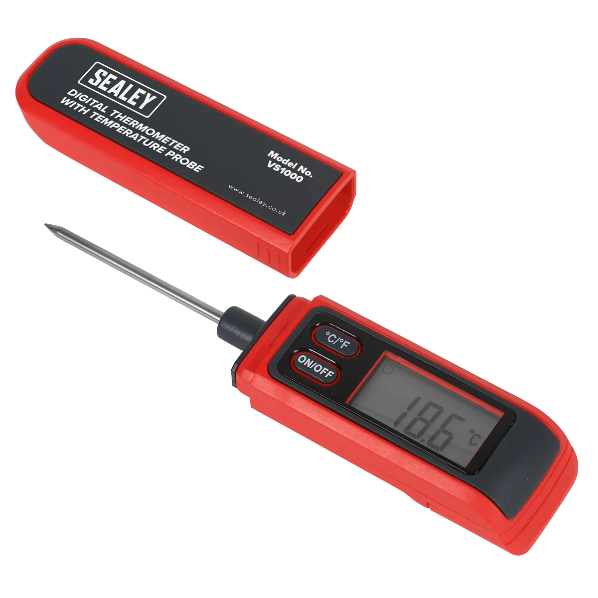 Sealey Digital Thermometer VS1000 - Temperature Range -50°C to 270°C