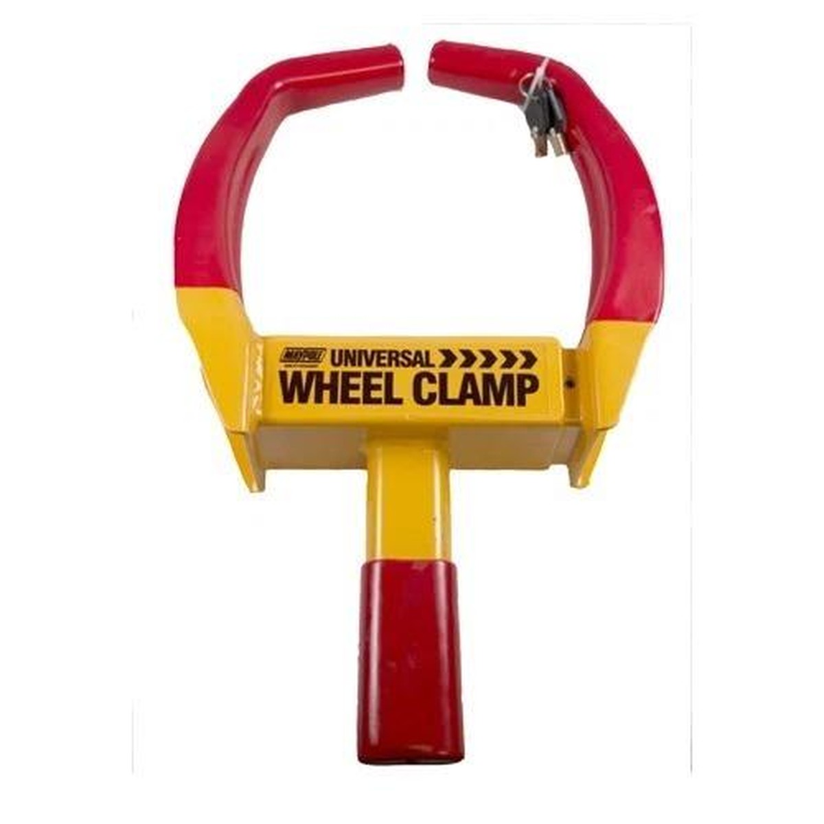 Maypole Security Universal Motorcycle Car Caravan Claw Jaw Wheel Clamp