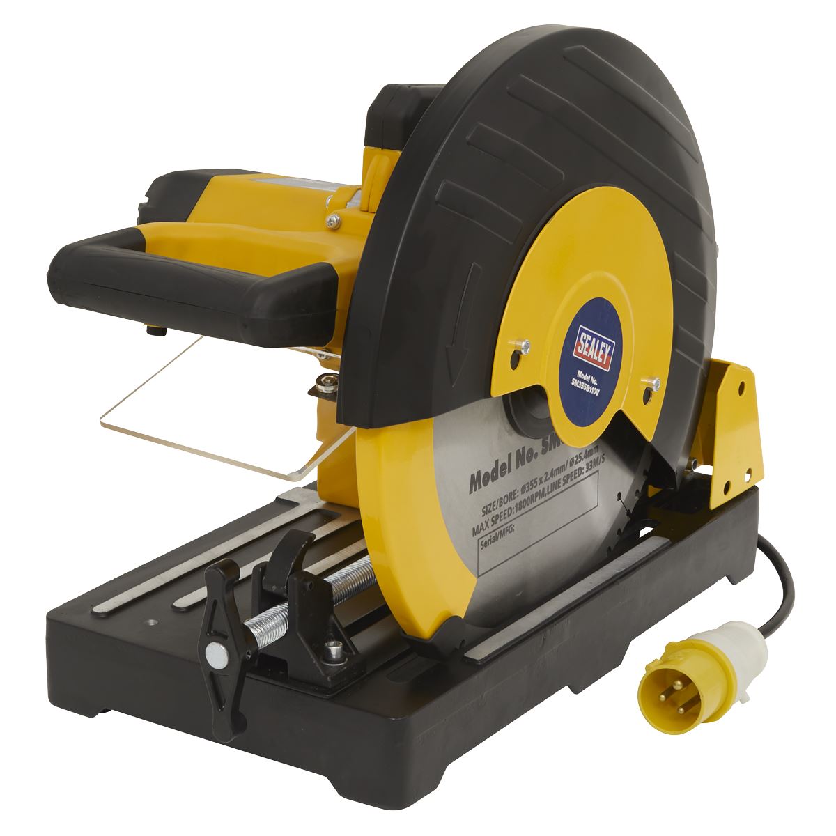 Sealey Cut-Off Machine355mm 110V with Blade SM355B110V
