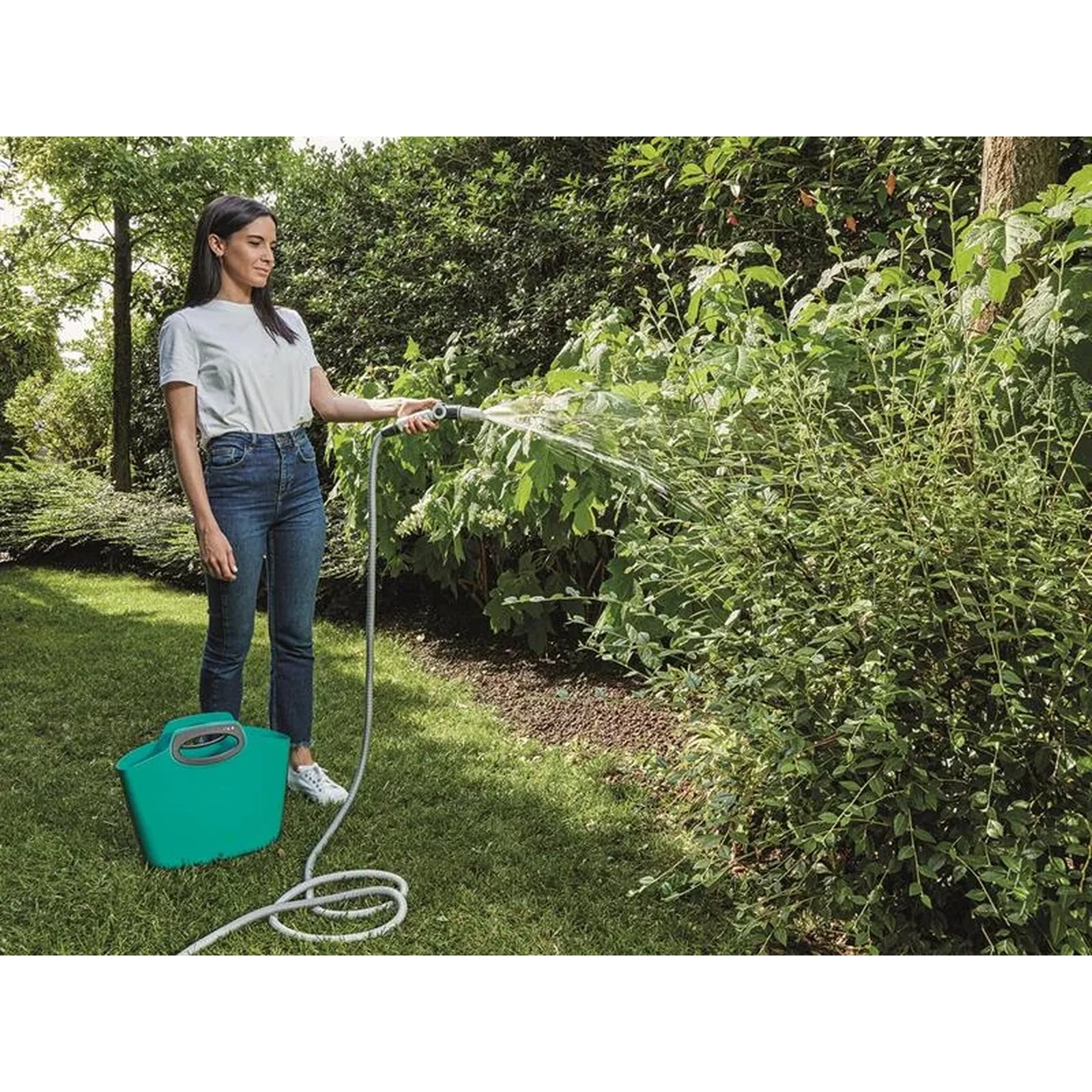 Hozelock Aquapop Hose Reel 30m Blue 100-010-424 - 100-010-424