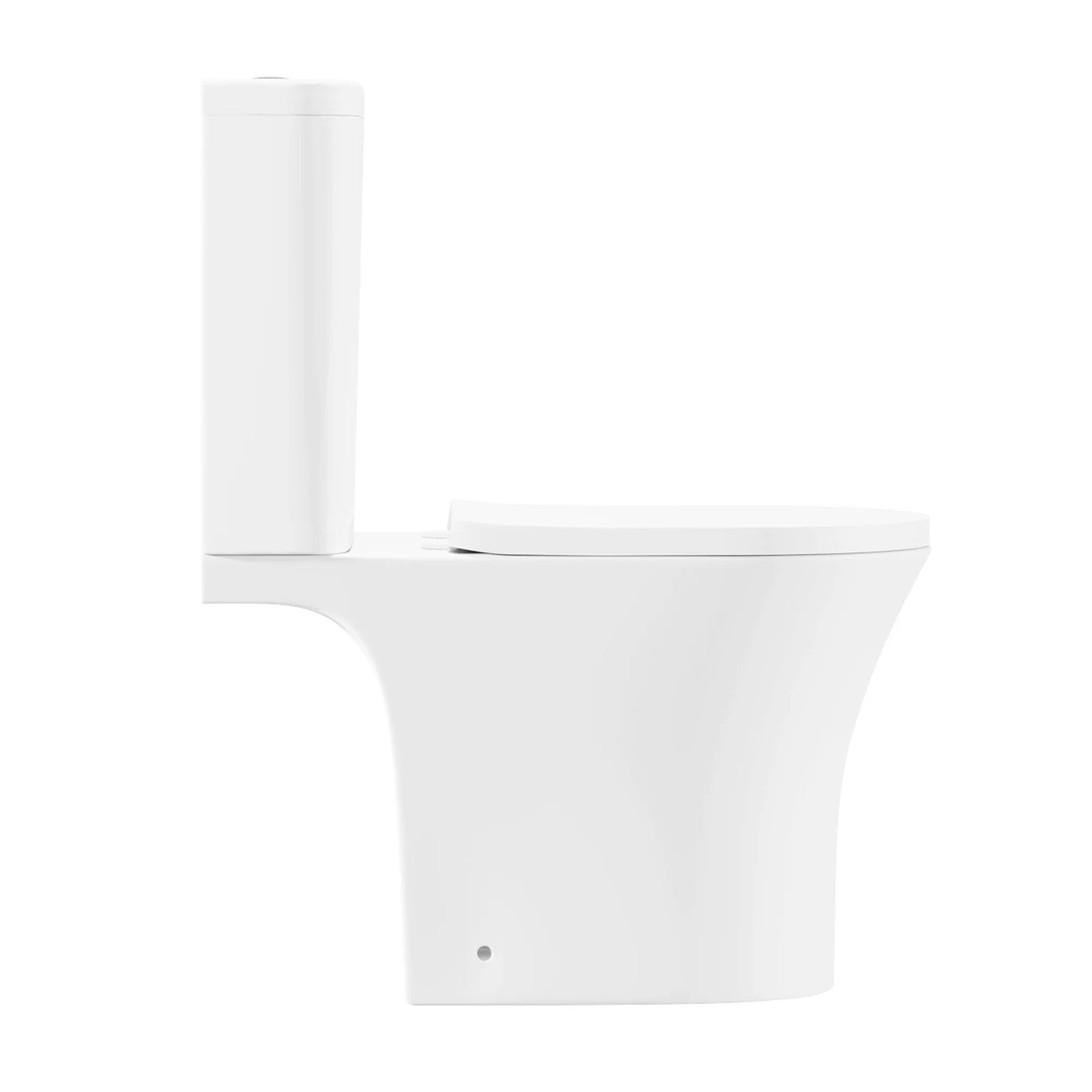 Baridi Close Coupled Toilet DH332 Rimless Flush White