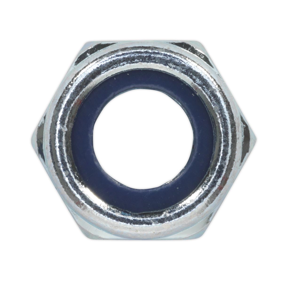 Sealey Nylon Lock Nut M10 Zinc DIN 982 Pack of 100 NLN10