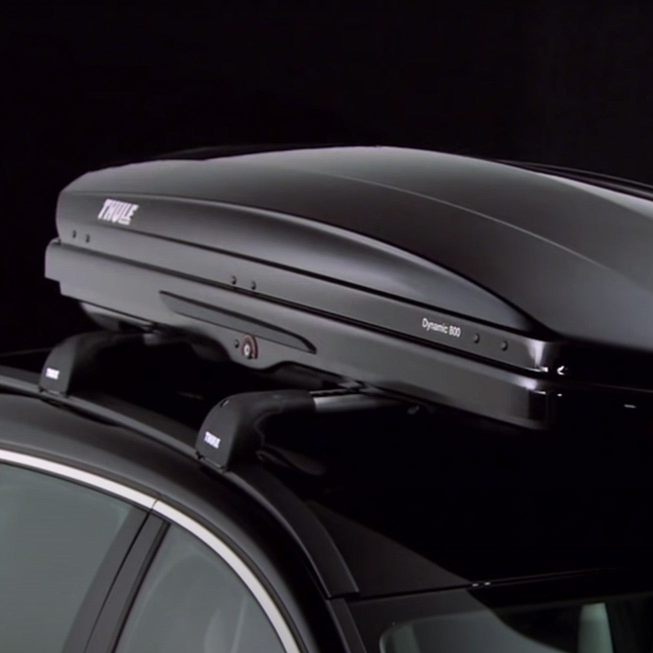 Thule WingBar Edge Roof Bars Black fits Volkswagen Virtus 2018- 4 doors with Normal Roof