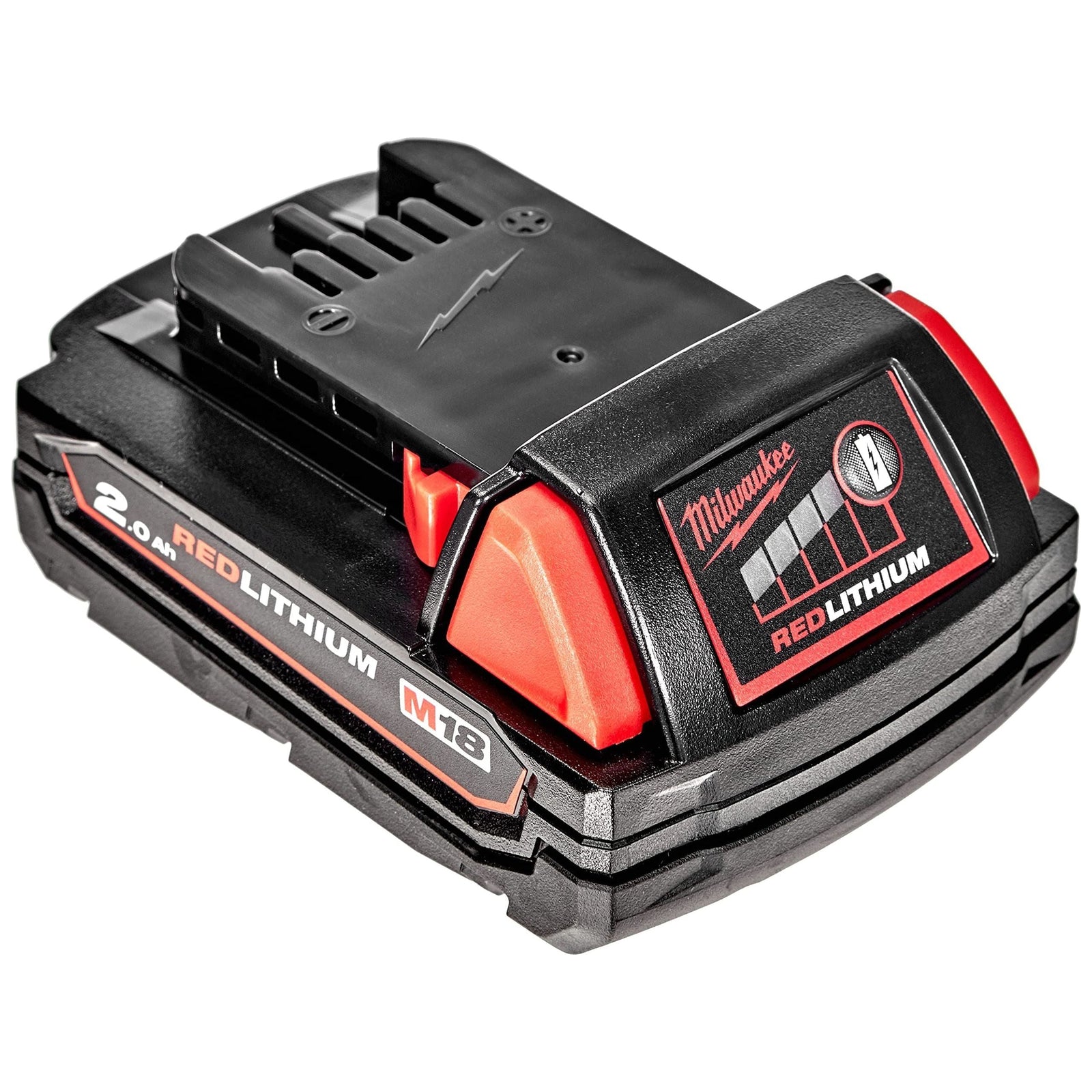 Milwaukee M18B2 M18 2.0Ah Lithium-Ion Battery - Red