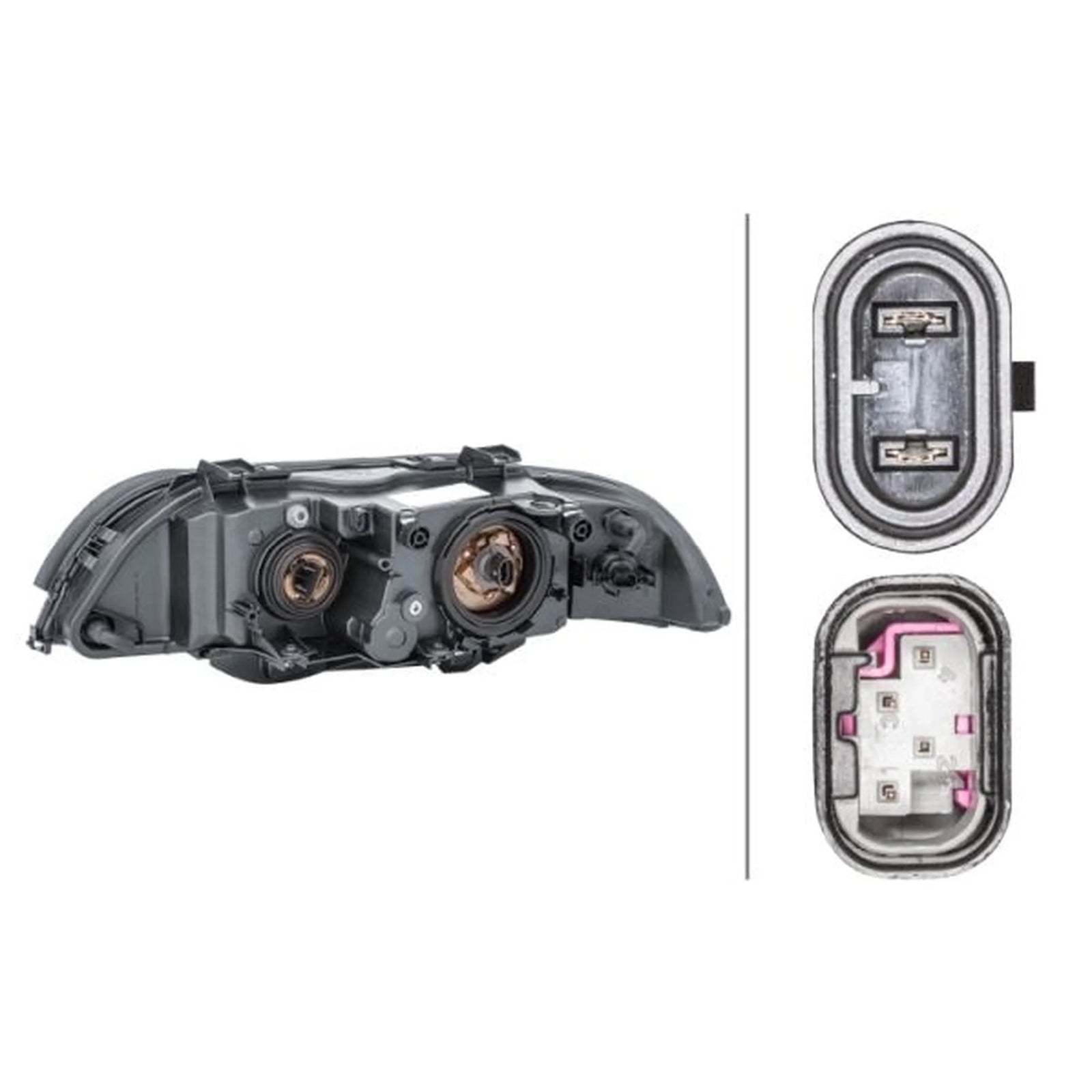 Hella Headlight Headlamp H7/HB3 Right 1EJ 007 400-061
