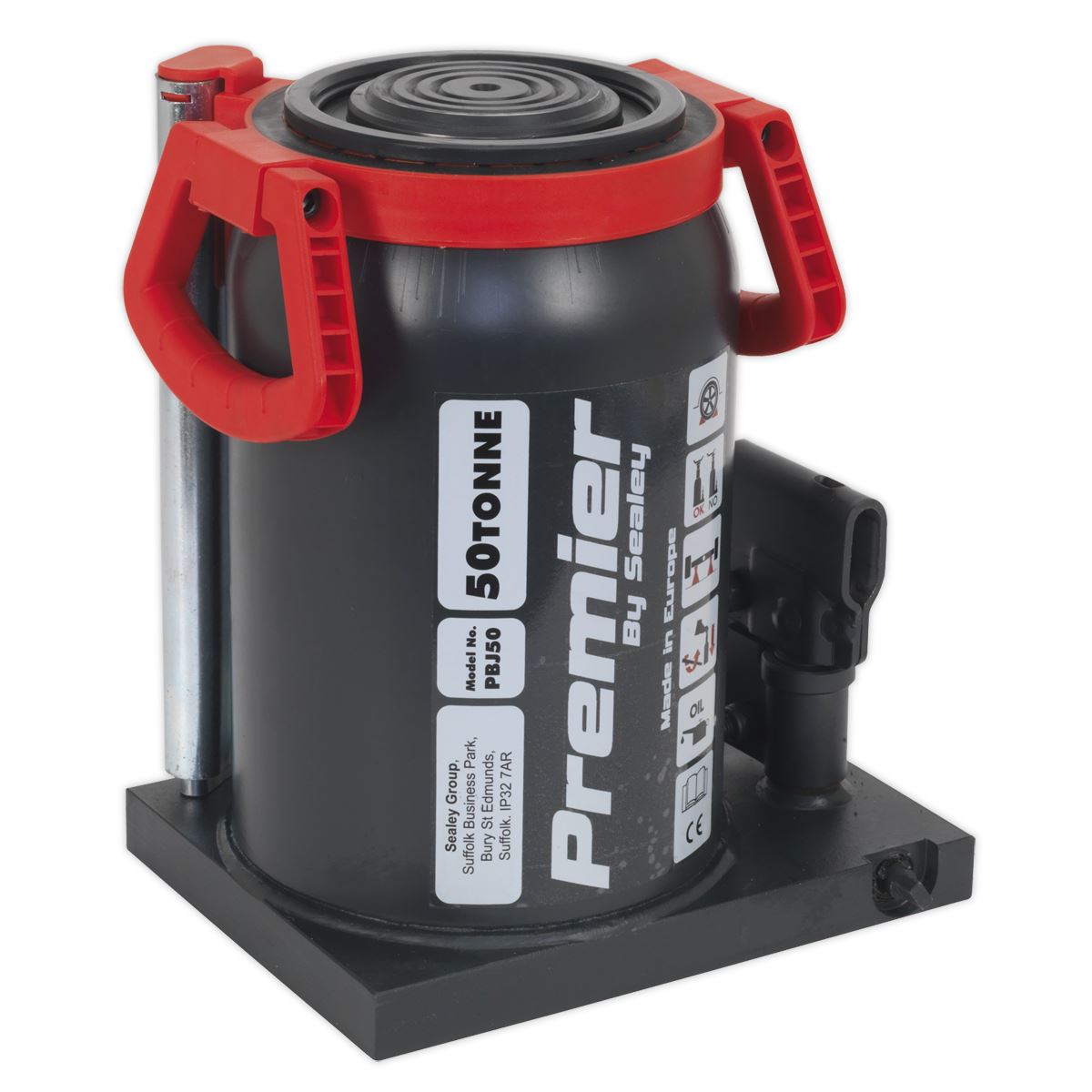 Sealey Premier Bottle Jack 50tonne PBJ50