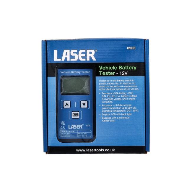 Laser Vehicle Battery Tester 12V 8206
