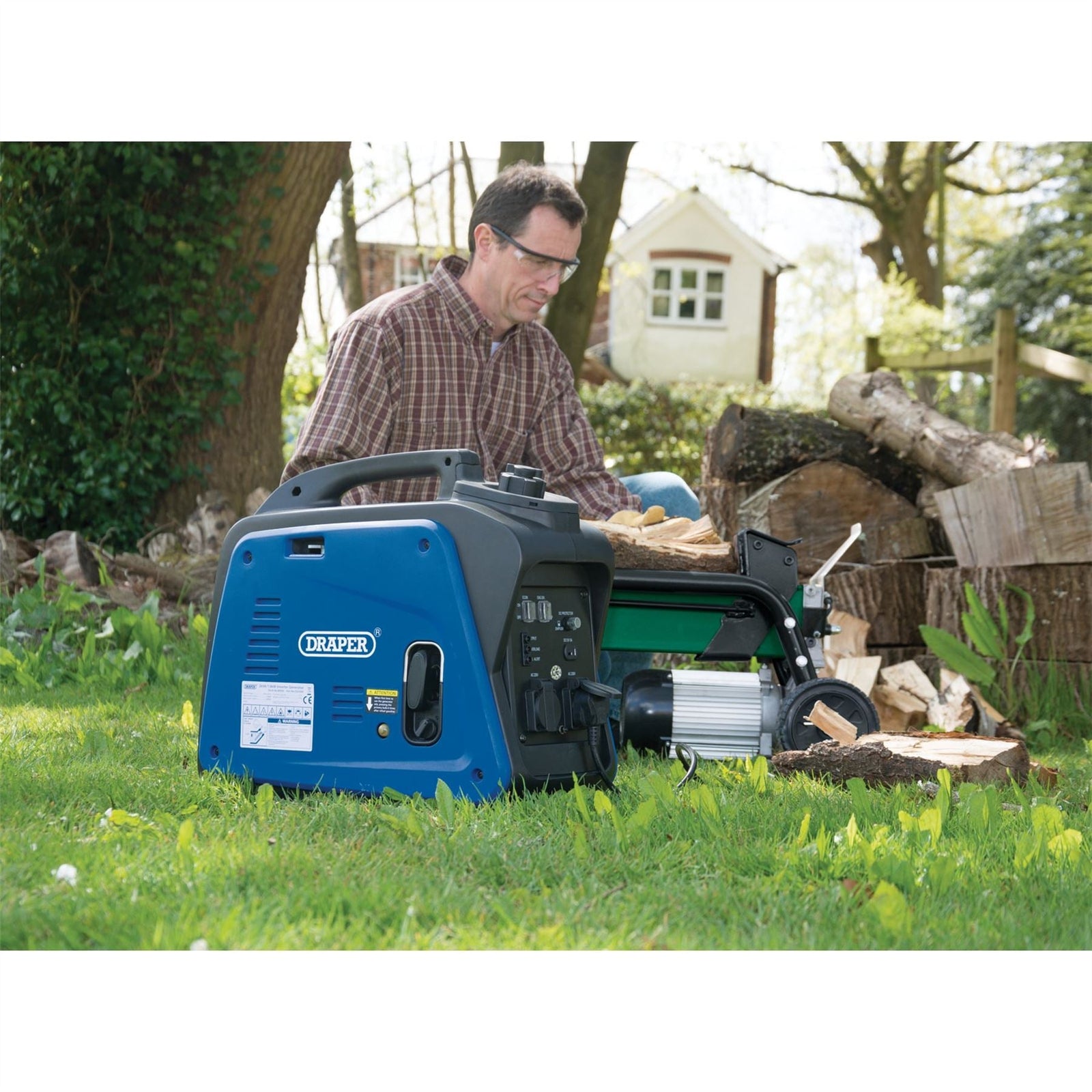 Draper Petrol Inverter Generator, 1700W 80956