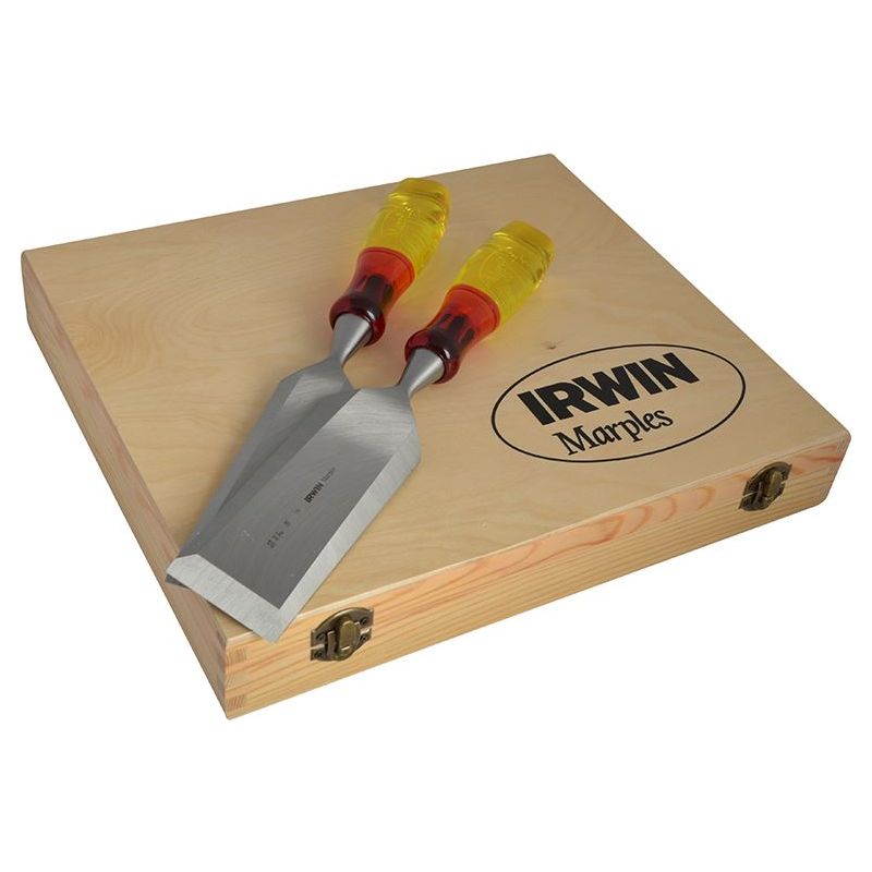 Irwin® Marples® M373 Bevel Edge Chisel Splitproof Handle Set, 8 Piece