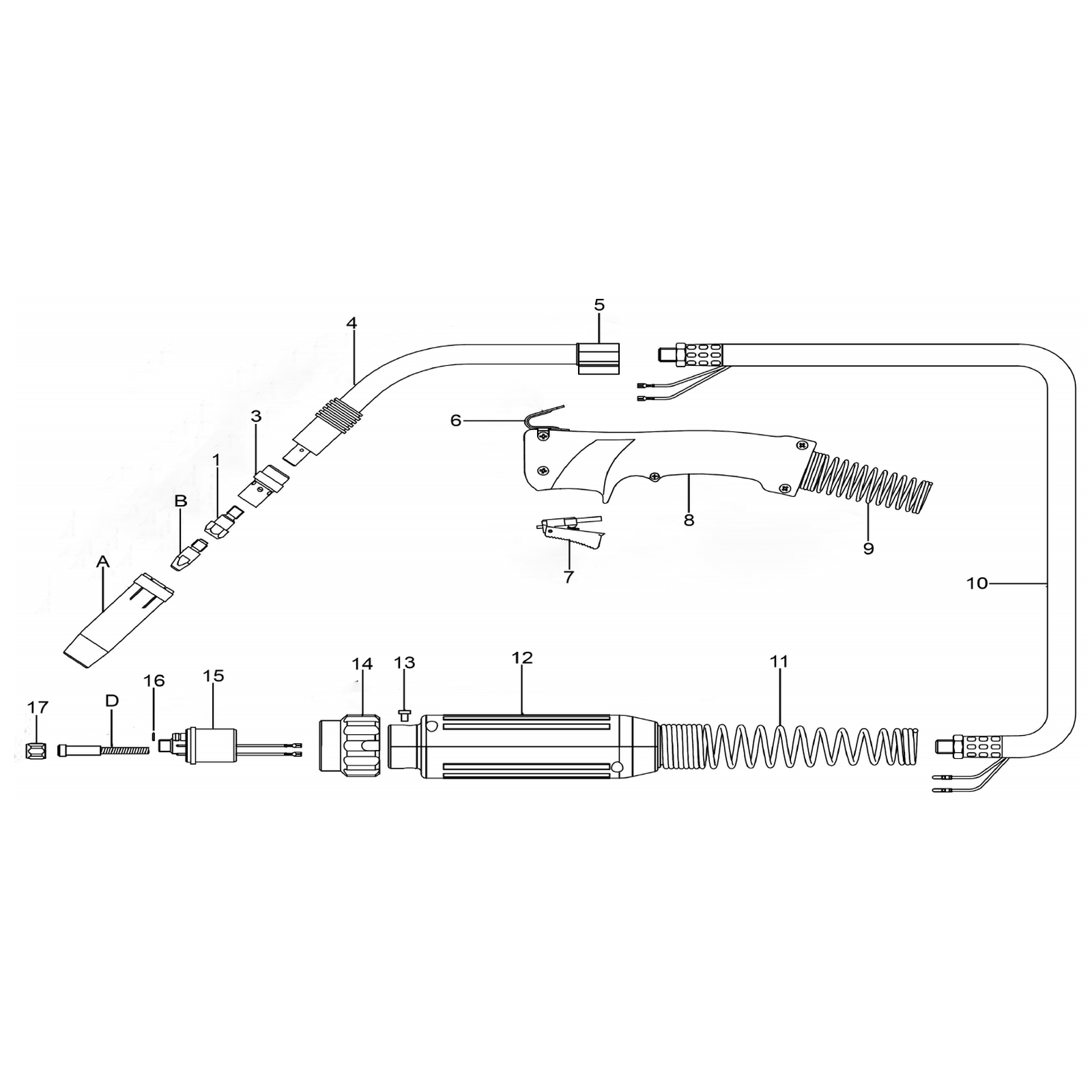 Sealey Tip adaptor (m8x28) EC3001