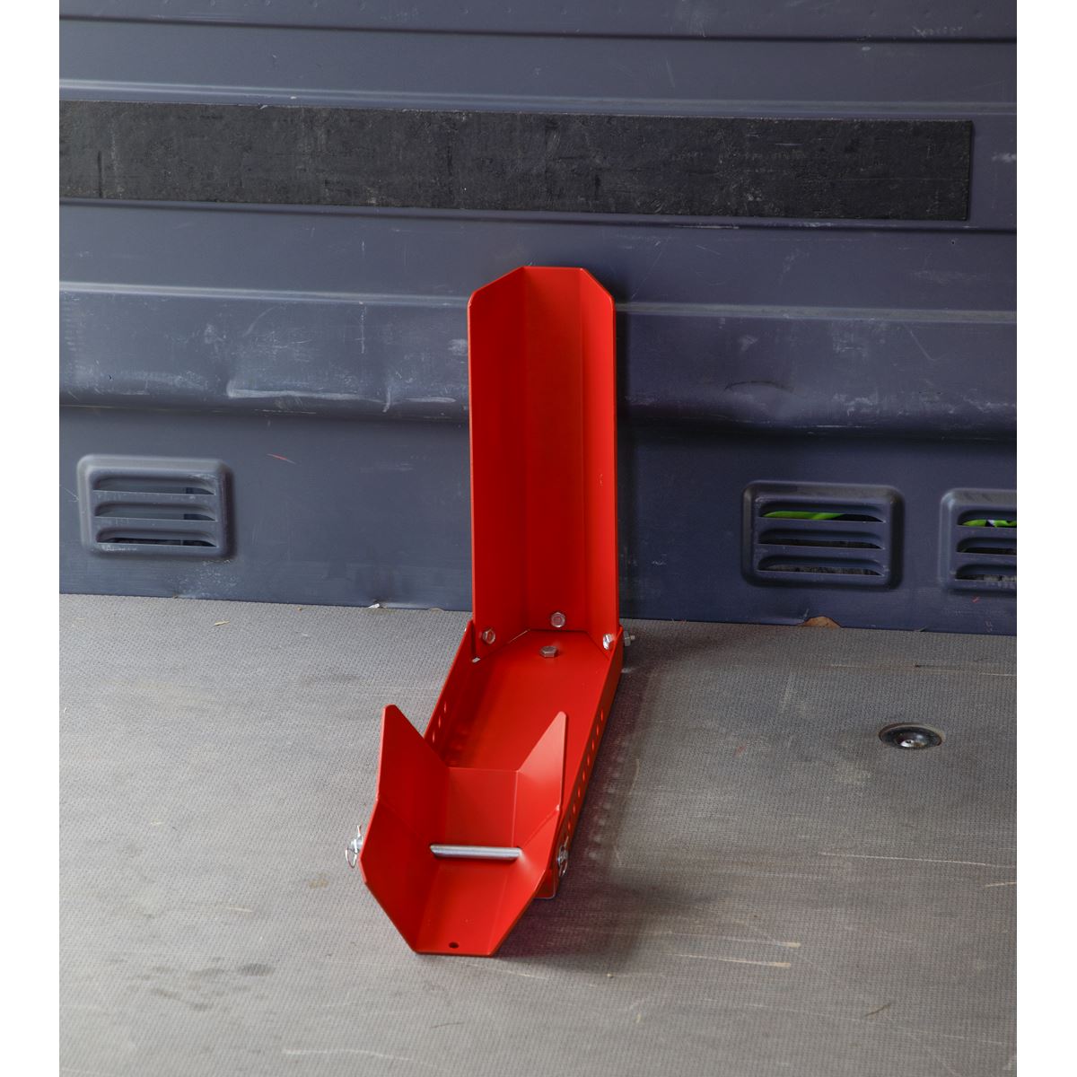 Sealey Motorcycle Roll-in Wheel Clamp Bolt Down WCR02