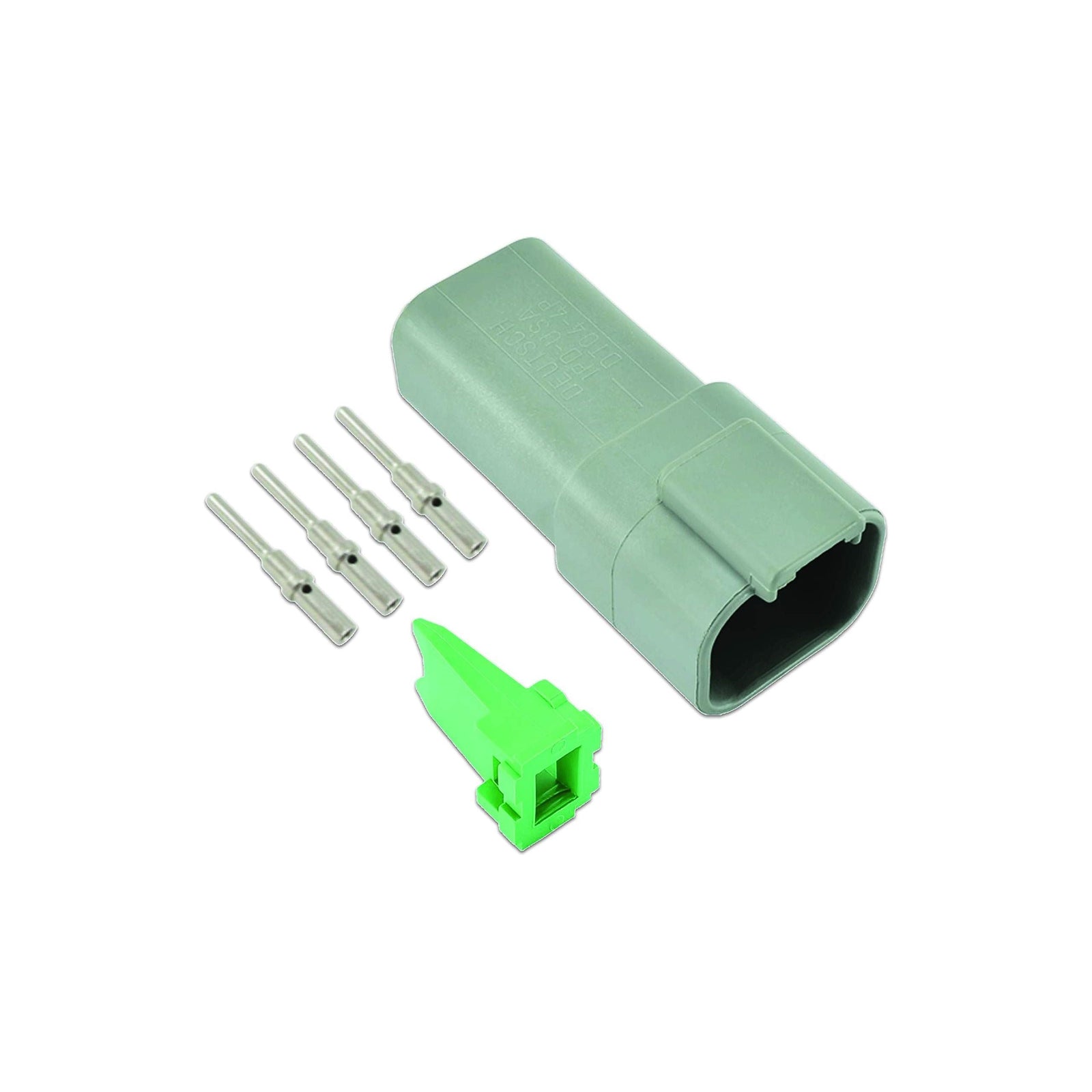 Connect Deutsch 4 Pin Receptacle Connector Kit 6pc 37506
