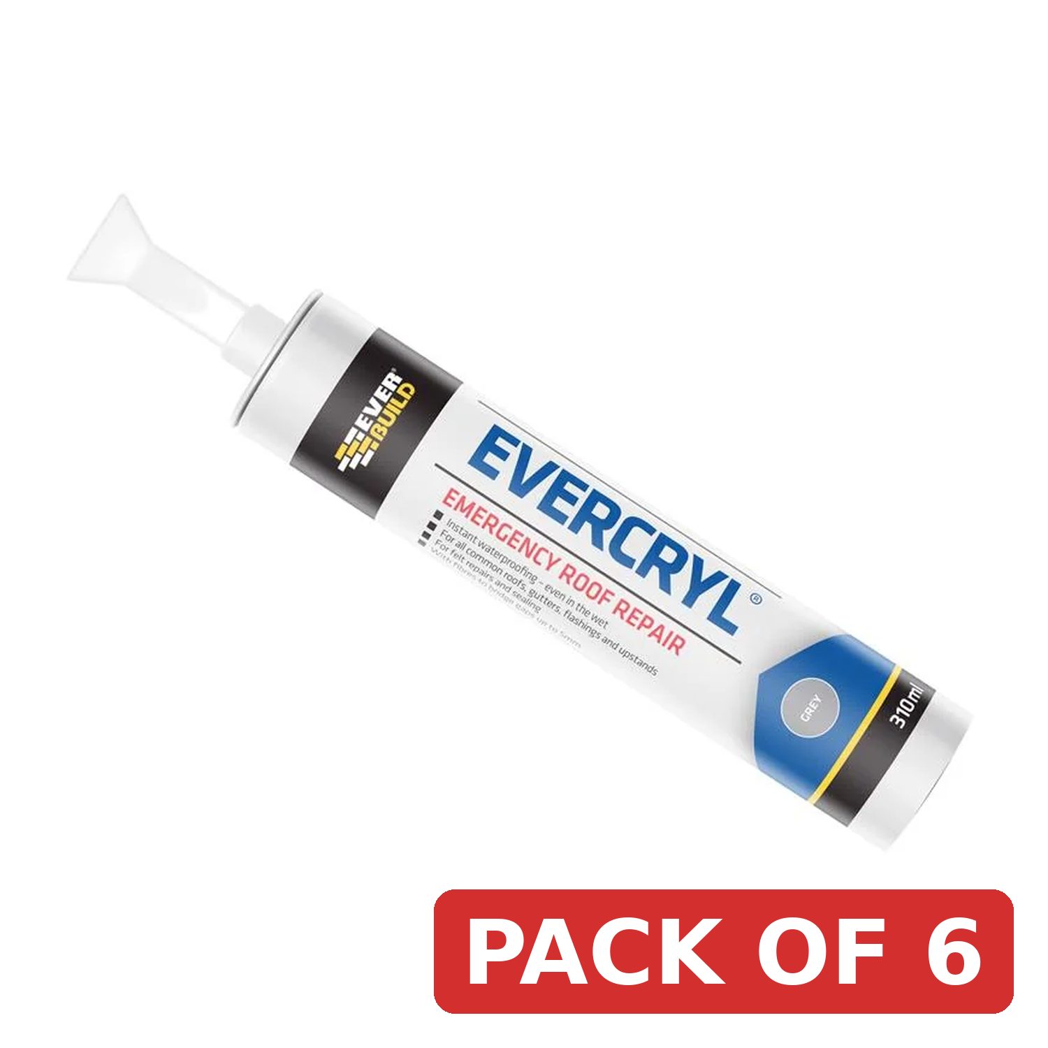 Everbuild Sika Evercryl® Emergency Roof Repair Grey C3 - 851509
