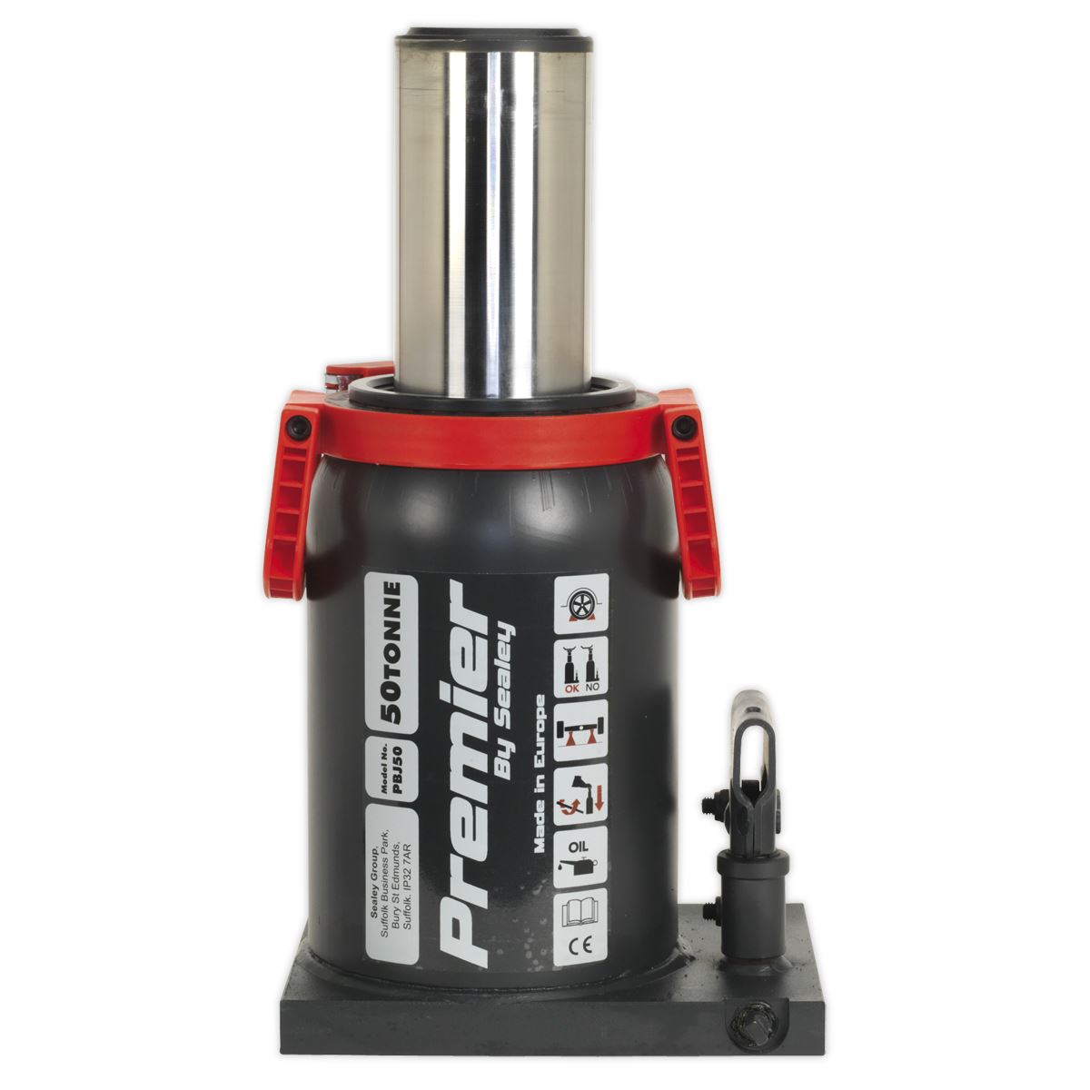 Sealey Premier Bottle Jack 50tonne PBJ50