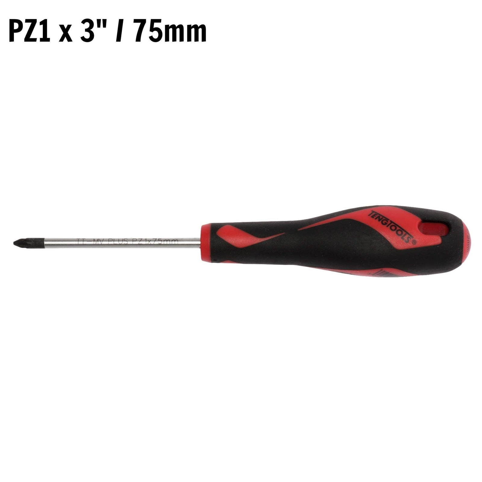 Teng Tools PZ Screwdriver PZ1 x 75mm M