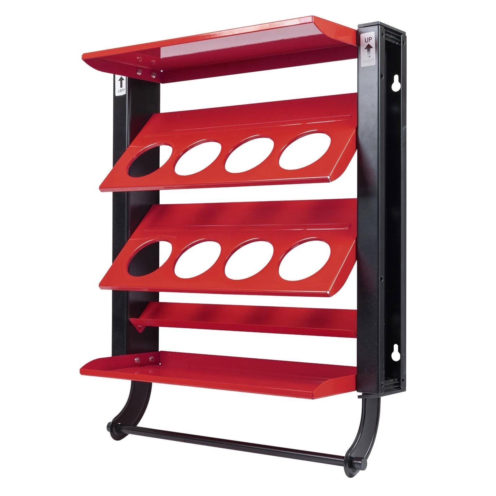 Sealey APSCR8 Spray Can Storage Rack with 8 Can Holders