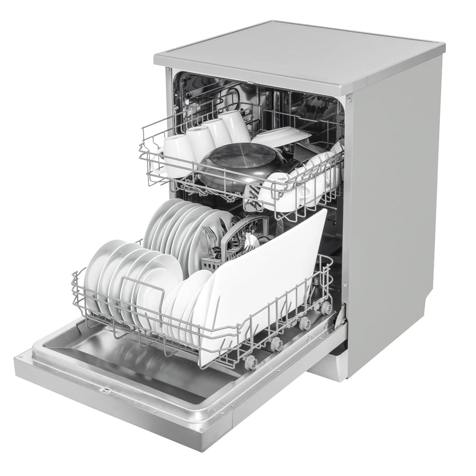 Baridi Freestanding Dishwasher DH280 60cm 13 Place Settings Silver