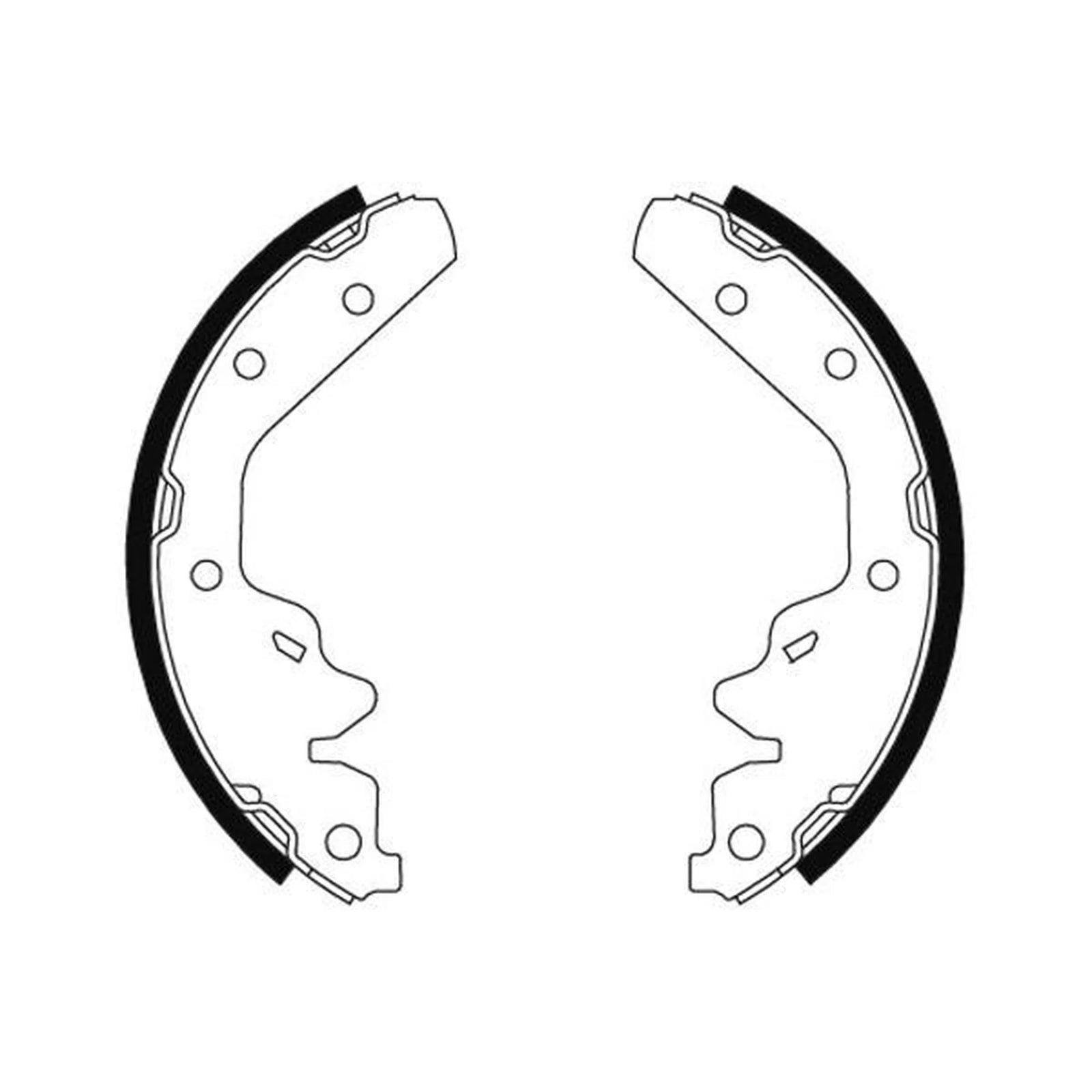 Textar Brake Shoe Set Axle Kit 91063800