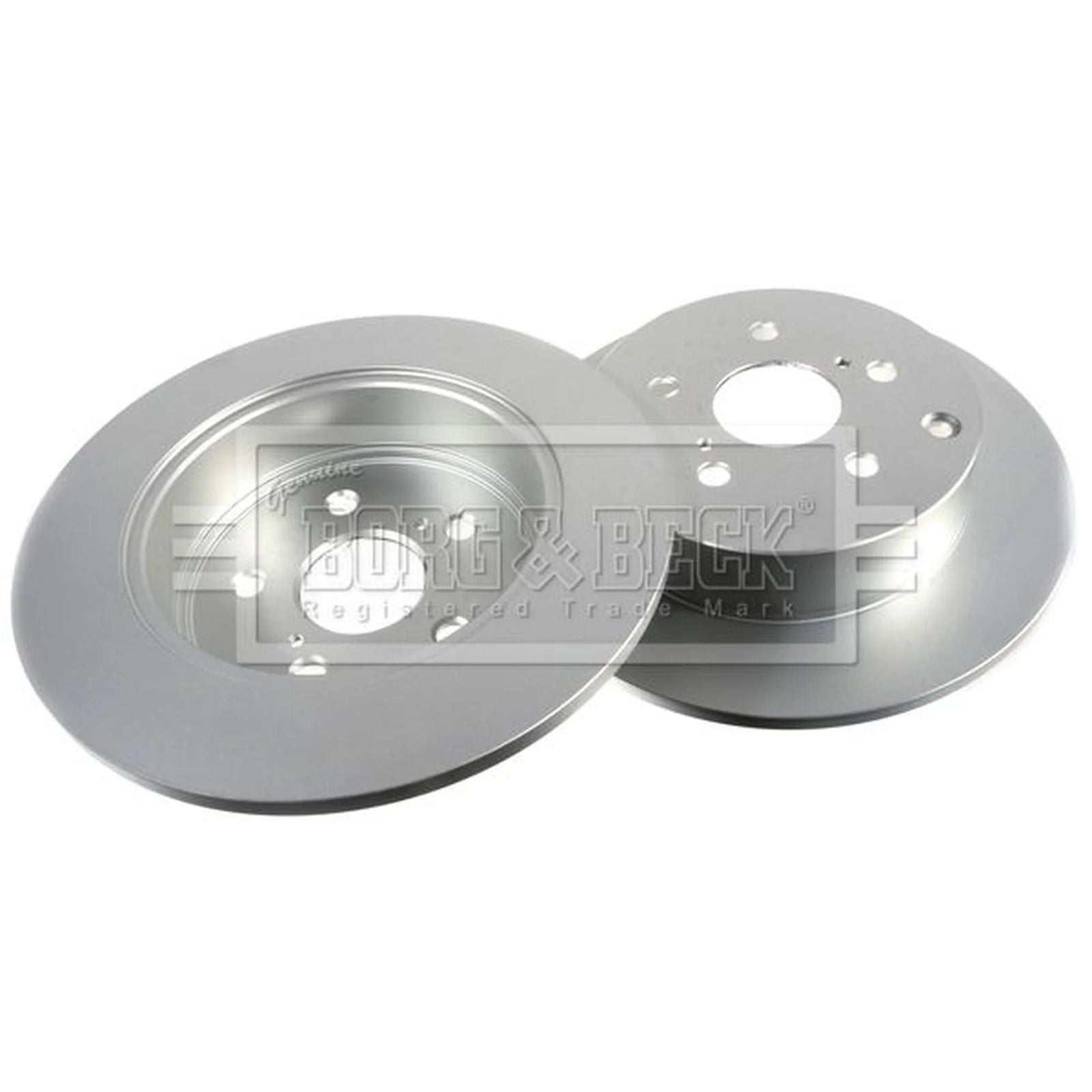 Borg & Beck 2 x Solid Rear Brake Discs BBD5159