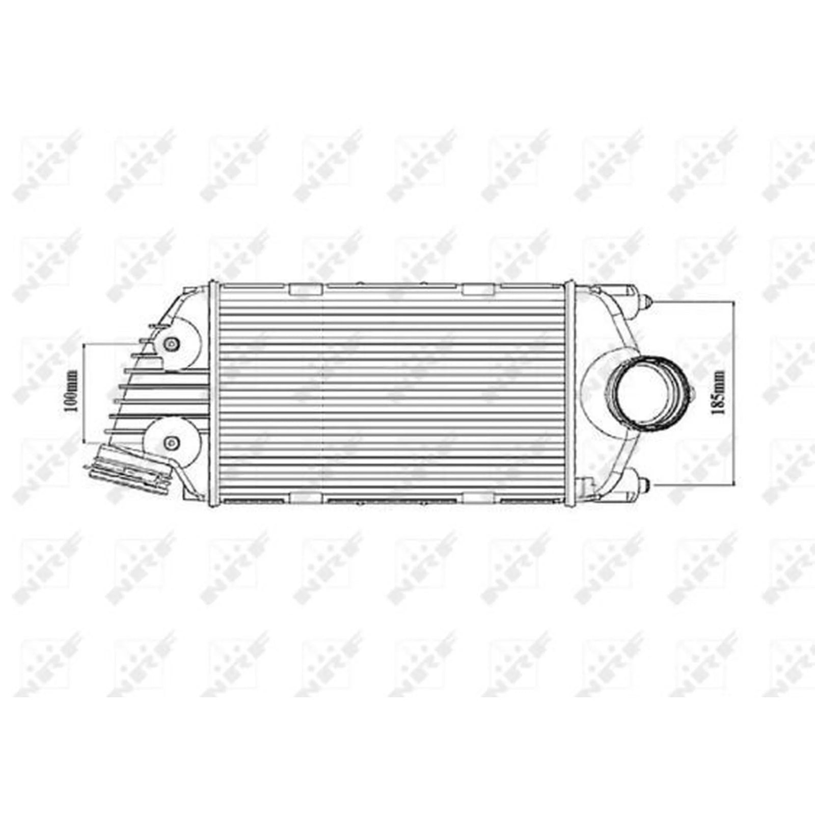 NRF Intercooler (Charge Air Cooler) 30187