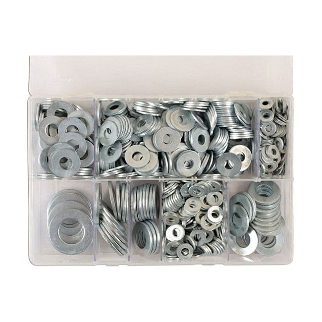 Connect Assorted Form C Flat Washers Box 800pc 31863