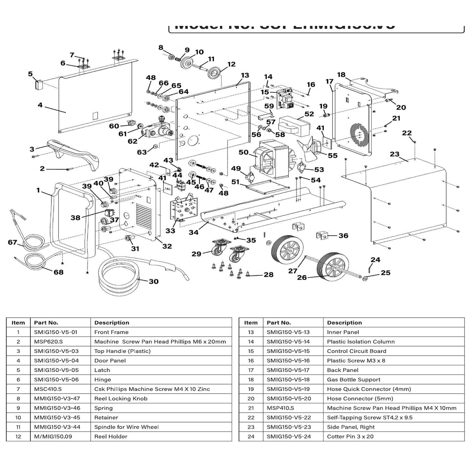 Sealey Rectifier SMIG150-V5-33