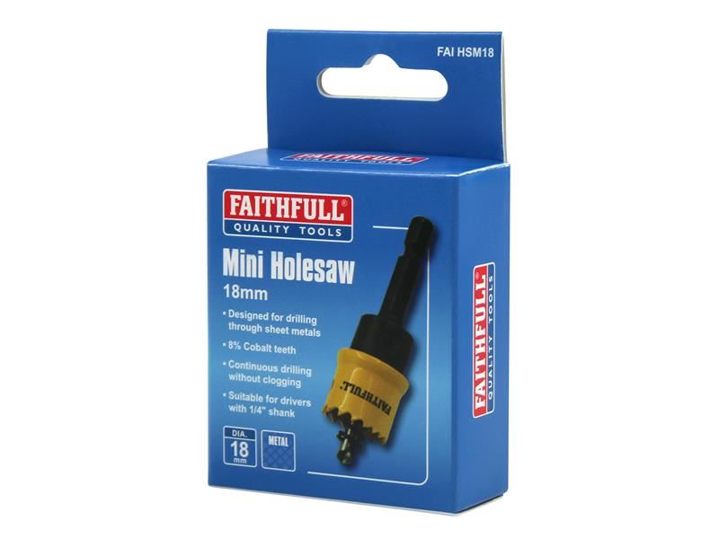 Faithfull Mini Holesaw 18mm