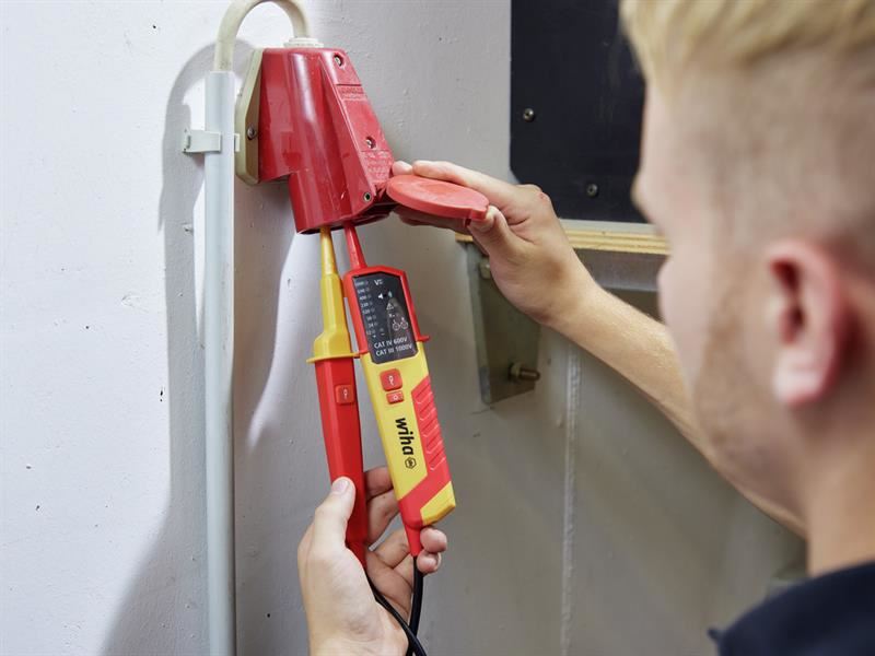 Wiha Voltage and Continuity Tester 12-1,000 V AC, CAT IV