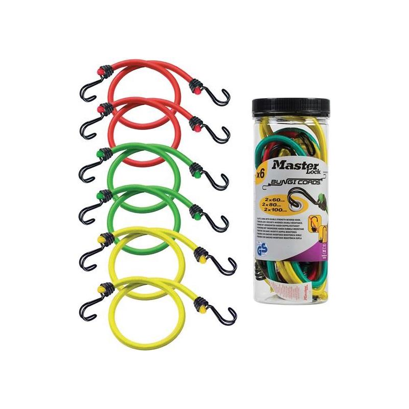 Master Lock Bungee Jar 6 Pieces