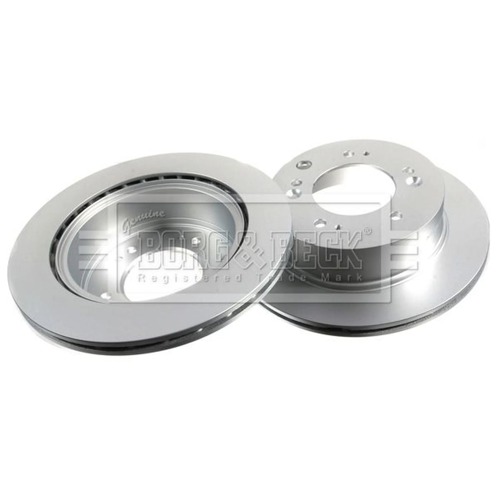 Borg & Beck 2 x Vented Rear Brake Discs BBD5198